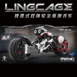 Spot Meng Assembled Spirit Cage Mt-010S Tilt-Type Double Front Wheel Full Drive Motorcycle 1/9 Yuese Version