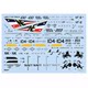 Small Transparent Model Great Wall Assembled Aircraft Model L4834 1/48 F-14D Tomcat Carrier-Based Fighter Jet