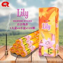 GR Indian incense Lily{big box}Lily India imported natural handmade floral incense incense incense line incense 833