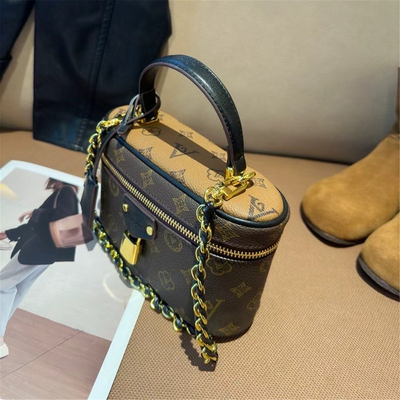 Keshimina Versatile Printed Women's Bag Box Bag Chain Small Bag Phone Bag Casual Crossbody Bag Trendy Handbag