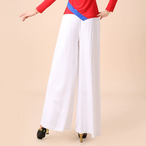 花竹蝶 Штаны, танцующие штаны-клёш для танцевального шоу, новая коллекция, высокая талия