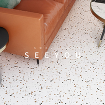 Color terrazzo floor tiles 300×300 kitchen bathroom wall tiles Restaurant clothing shop retro non-slip tiles