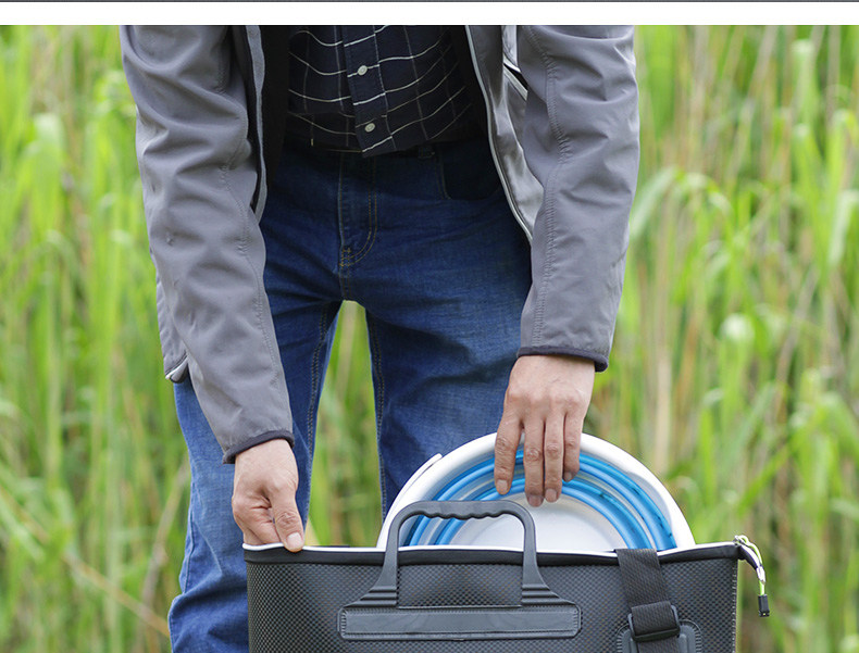 Барсетка, универсальная льняная сумка, водонепроницаемая складная портативная система хранения, увеличенная толщина Giant fin King 