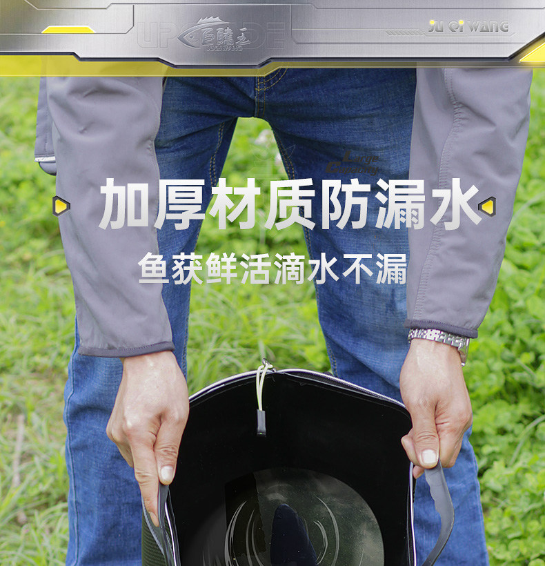 Барсетка, универсальная льняная сумка, водонепроницаемая складная портативная система хранения, увеличенная толщина Giant fin King 