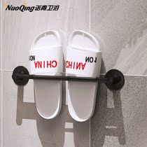Bathroom towed shoe rack wall-mounted free-to-punch toilet Shoe holder Toilet Door Rear Shelf Space Aluminum