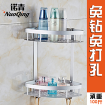 Punch-free bathroom rack suction Wall toilet tripod toilet storage rack toilet corner frame wall hanging