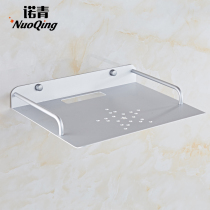 Punch-free space Aluminum Solid Digital TV set-top box rack router bracket sub-shelf Wall