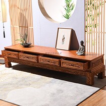 Solid wood furniture TV cabinet Chinese Ming and Qing Dynasty antique can be customized South elm living room bedroom TV table spot simple