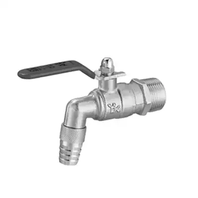 Yongdexin 502 brass chrome-plated ball core nozzle hot water faucet temperature-resistant large flow DN15DN20