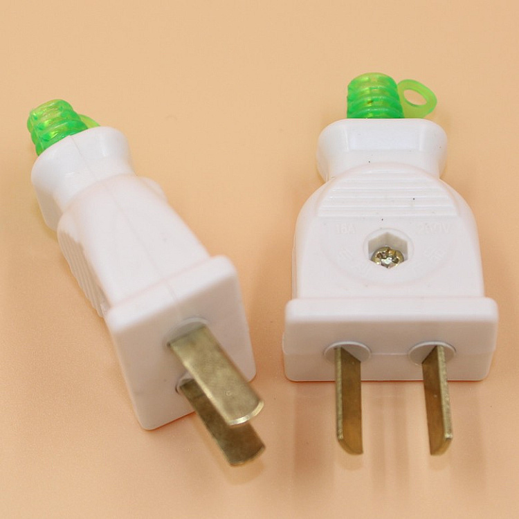 Rotatable Two-Pin Plug, Two-Pole Plug, Rotatable Two-Pin Plug, Power Connection, Power Plug 16A 220