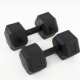 Hexagonal Dumbbells for Men and Women Fitness 5kg 10kg 10kg Home Use for Students and Children Exercise Weightlifting Rubber-Coated Dumbbells