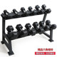 Hexagonal Fixed Dumbbell, Single Piece, 5kg - 20kg, Men's Fitness Equipment, Gym Rubber-Coated Cast Iron, for Home Use