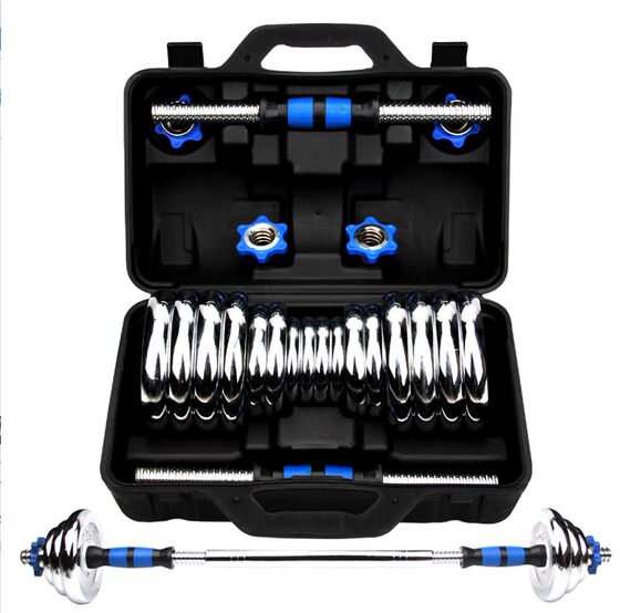 Dumbbell Men's Electroplated Dumbbell 20kg 15kg 30kg 40kg Exercise Equipment Home Barbell Set Yaling