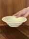 Korean ins Cream-Colored Ceramic Tableware Cake Dessert Plate Household High-Value Dinner Plate Fruit Salad Plate Salad Bowl