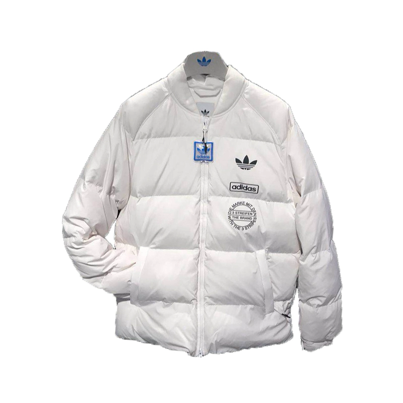 Adidas clover 18 đồ họa mới JKT nam đen trắng xuống áo khoác DP8554 DP8555 - Thể thao xuống áo khoác