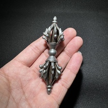 Retro Tibetan Tantric instrument cold iron nine-strand vajra pestle Nepalese handmade sky iron Tibetan craftsmanship magic pestle