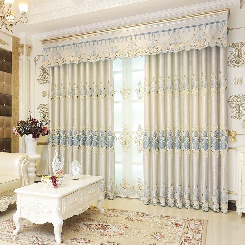 European-Style Finished Curtains, Simple and Modern, Luxurious and Elegant for the Living Room, Blackout Curtains for the Bedroom, Floor-To-Ceiling Windows, Bay Window Sheer Curtains European-Style Finished Curtains, Simple and Modern, Luxurious and Elegant for the Living Room, Blackout Curtains for the Bedroom, Floor-To-Ceiling Windows, Bay Window Sheer Curtains