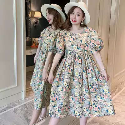 2021 pregnant women summer dress dress long fashion cotton linen loose comfortable high personality foreign style dress