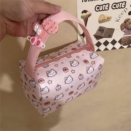 Милая сумка для хранения, высококачественная брендовая универсальная косметичка, вместительная и большая сумка-органайзер для путешествий