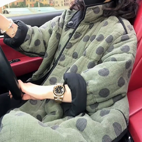 Ретро длинный зимний двусторонний пуховик для отдыха с пухом, удерживающая тепло стеганая демисезонная куртка, оверсайз, средней длины