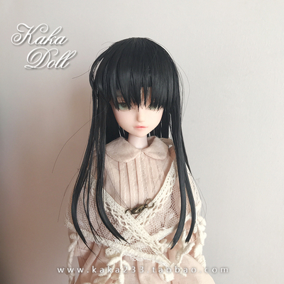 taobao agent Tea Kaka hand | Inuyasha orange cos cos cos black BJD/AZ/OB/Keer/Barbie doll