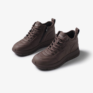 Soft-Soled, Soft-Surface, Fleece-Lined, Warm Casual Shoes for Women, Versatile Thickened Cotton Shoes, Flat-Soled Comfortable Walking and Travel Shoes, Short Boots