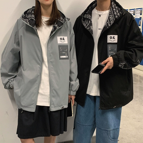 Tide, парная одежда для влюбленных, осенняя мужская небольшая дизайнерская куртка с капюшоном, французский стиль, тренд сезона