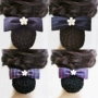 Nghề nghiệp đầu hoa lưới túi tóc vương miện tiếp viên hàng không nhân viên khách sạn làm việc phụ kiện tóc ngân hàng y tá phát hành thẻ tóc nữ Hàn Quốc - Phụ kiện tóc dây buộc tóc vải