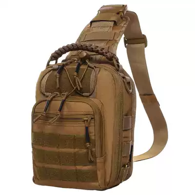 Quick tactical chest bag male multi-function waterproof camouflage cross bag female outdoor riding sports leisure shoulder bag small