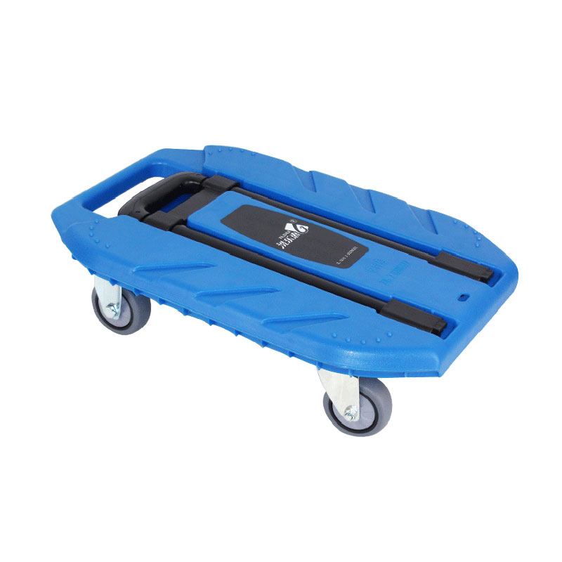 Home stick luggage truck folded portable cart silent tablet tablet trailer