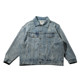 BOLM ພາກຮຽນ spring ແລະດູໃບໄມ້ລົ່ນລ້າງ denim jacket ຜູ້ຊາຍ jacket ສີຟ້ານອກໃສ່ອອກເຮັດວຽກ jacket ວ່າງເທິງ trendy ຍີ່ຫໍ້