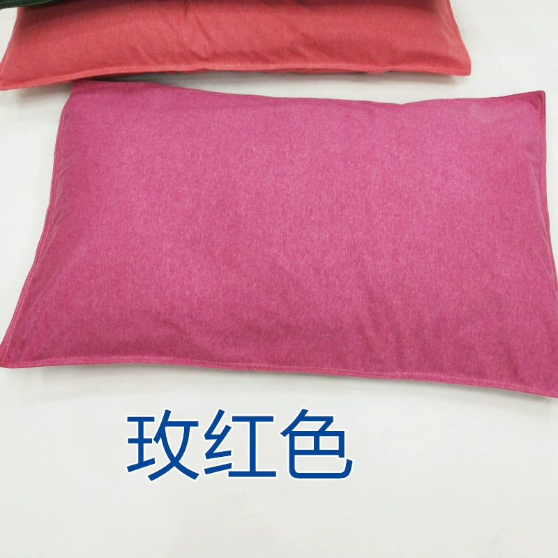 Chống thấm nước và chống mite chống nước dầu rắn màu đơn giản gối có thể giặt khách sạn gối cao su bảo vệ gối gối tựa lưng sofa gỗ