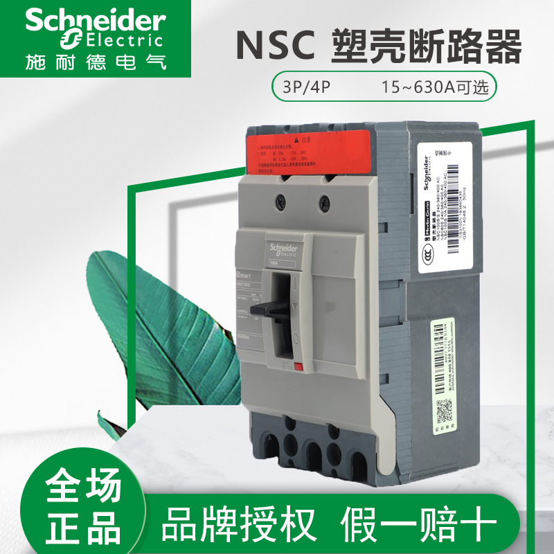 Schneider Molded Case Circuit Breaker Air Switch Nsc100B/E 3P100A160S250S 200A 4P630A