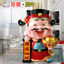 Finance God Statue of the Buddha Buddhas Shop Opening the Front Desk Swing Pieces Jo Relocation Gifts of Wealth and Fortune And Financial Gods Creative Deposit of Money