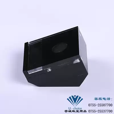 Yucheng jewelry store manager recommends Black-bottomed trapezoidal naked diamond gemstone nude diamond jewelry box new products