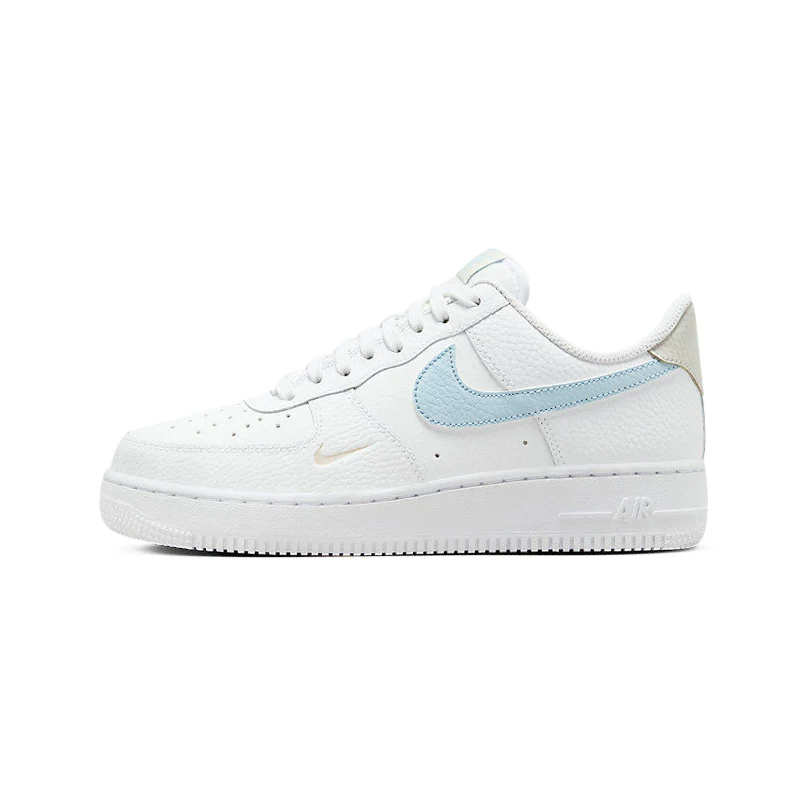 Кроссовки Nike женские Air Force 1 белые с синим водным озером синий AF1 Air Force One повседневные кроссовки HF0022