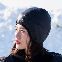 Down hats men and women autumn winter outdoor Mountaineering Sports ski ear protection cold riding wind and velvet warm hat
