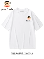 Paul Frank/大嘴猴 Летняя футболка, хлопковая одежда для верхней части тела, короткий рукав, круглый воротник