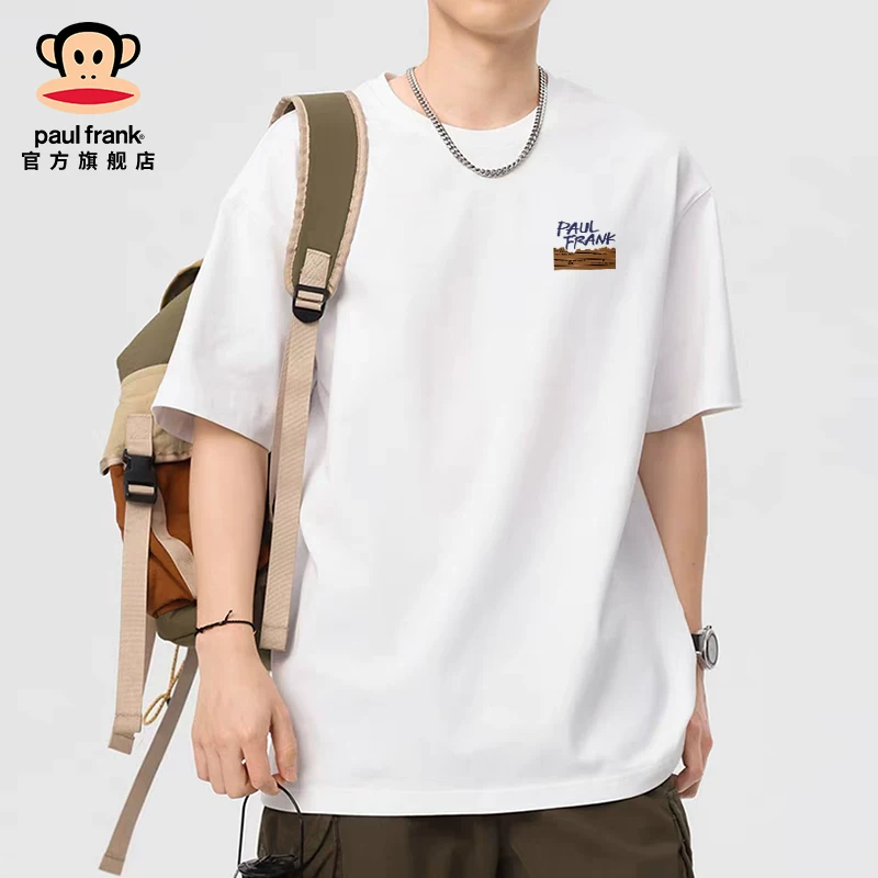 Поль Фрек/ Летняя хлопковая футболка с короткими рукавами, oversize