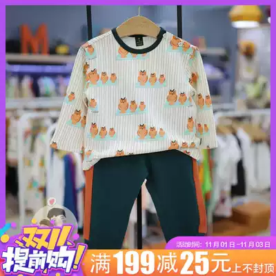 Direct Mail moimoln Korea Little Cloud 21 Autumn Boys and Girls Leisure Set STB13