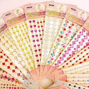 Hand Refining with Acrylic Drilling Crystal Drill Children Stickers DIY Drilling with decoration Bring Back Gum Car Drill