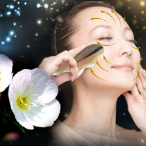 Natural white buffalo horn scraping plate eye facial neck tendon massage