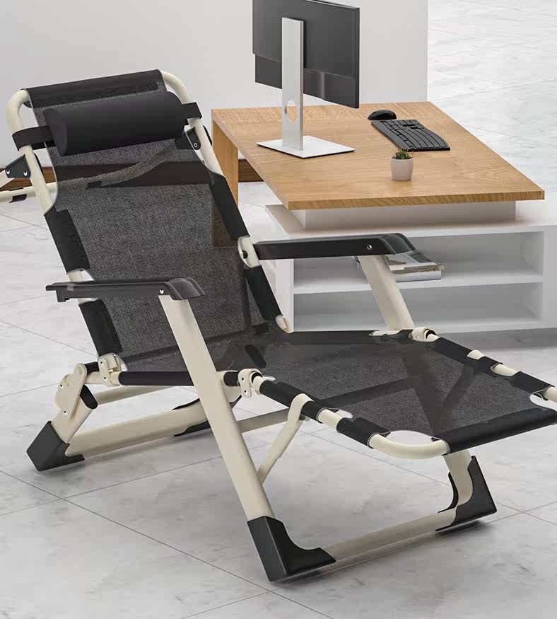 Reclining Chair Subfold Afternoon Seat Afternoon Nap Bed Office Backrest Dual-use slacker bunk bed cool and home multifunction