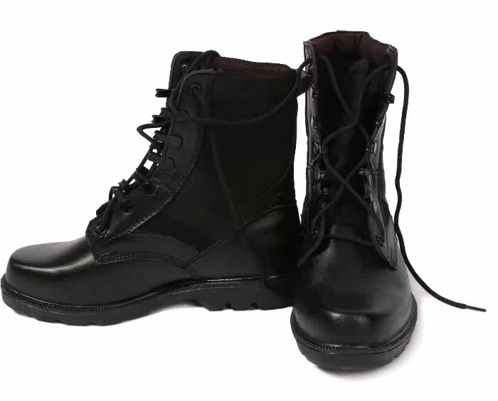Boots militaires en cuir - porter - Ref 1399173 Image 7