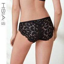 HSIA reverie incognito boxer womens summer light breathable cotton crotch full lace transparent sexy panties women