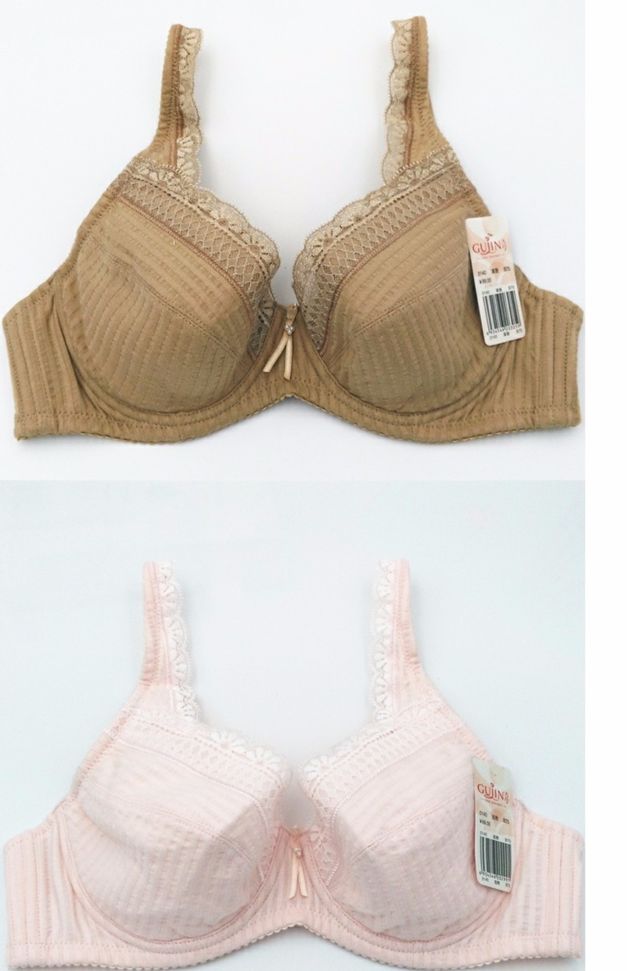Đồ lót cổ xưa và hiện đại quầy cotton đích thực tập hợp áo ngực cỡ lớn đầy đủ phần mỏng không có bọt biển thoải mái áo ngực thoáng khí áo bra 2 dây