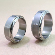 Knot Yubao Dharani Wealth Ring Ping Ran Wealth Rings Rotating Jewelry Ring Pendant Couple Pendant