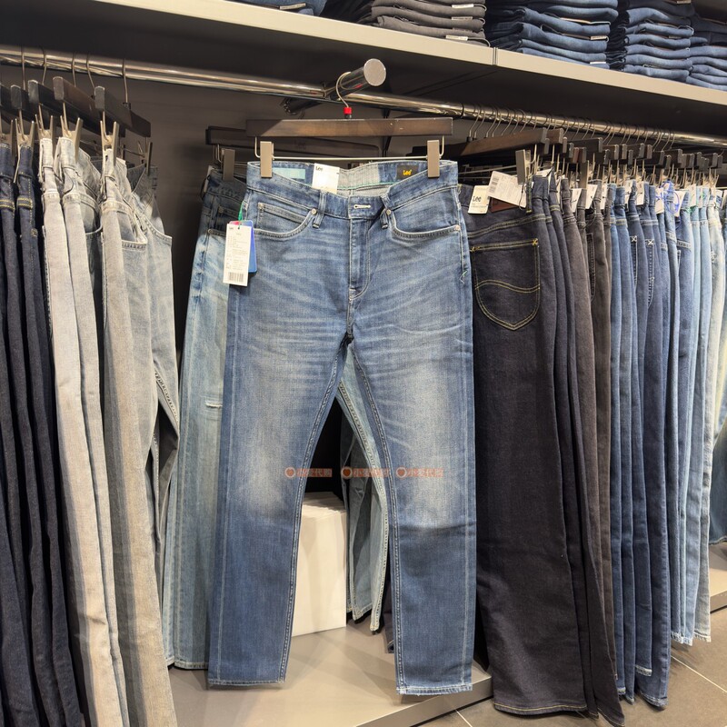 Lee Domestic Store Men's Summer Thin Fabric Slim-Fit Jeans Lmb251709206037-A07757 Lee Domestic Store Men's Summer Thin Fabric Slim-Fit Jeans Lmb251709206037-A07757
