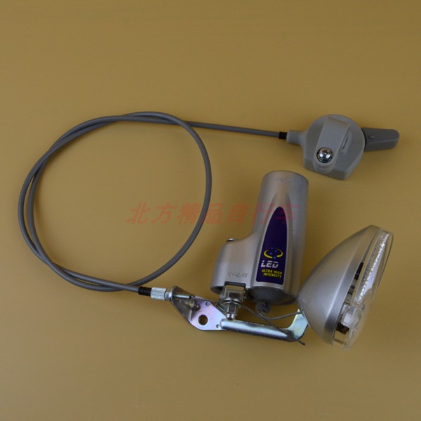 Japan self-retro-bike LED grinding lamp Moelectric friction lamp Sanyo electric lamp wire control