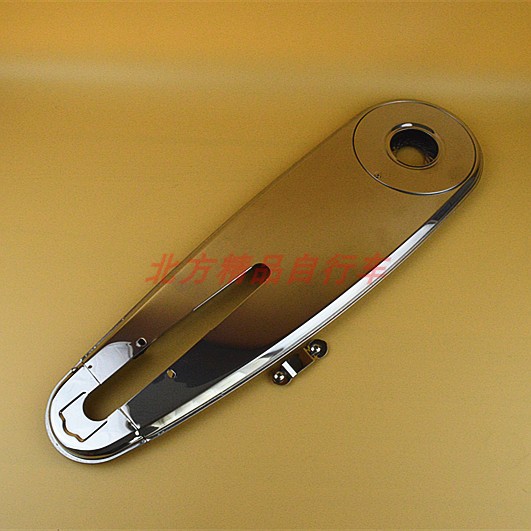 Japan custom 32T stainless steel all-inclusive chain box 24 26 inch bicycle chain cover princess car chain box